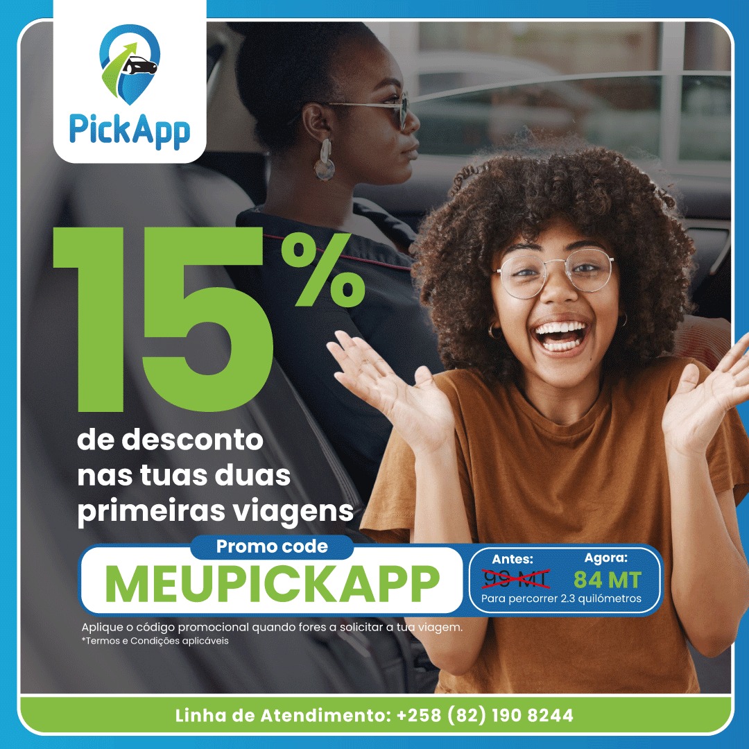 PickApp - 15% desconto nas primeiras viagens